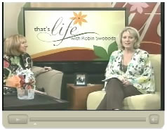 Leslie on That's Life with Robin Swoboda